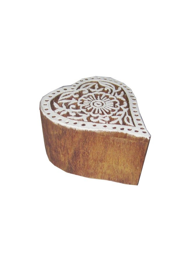 Hashcart Wooden Baren Printing Stamps Used for Making Saree Border/Pottery Crafts/Wall Paintings - Image 5